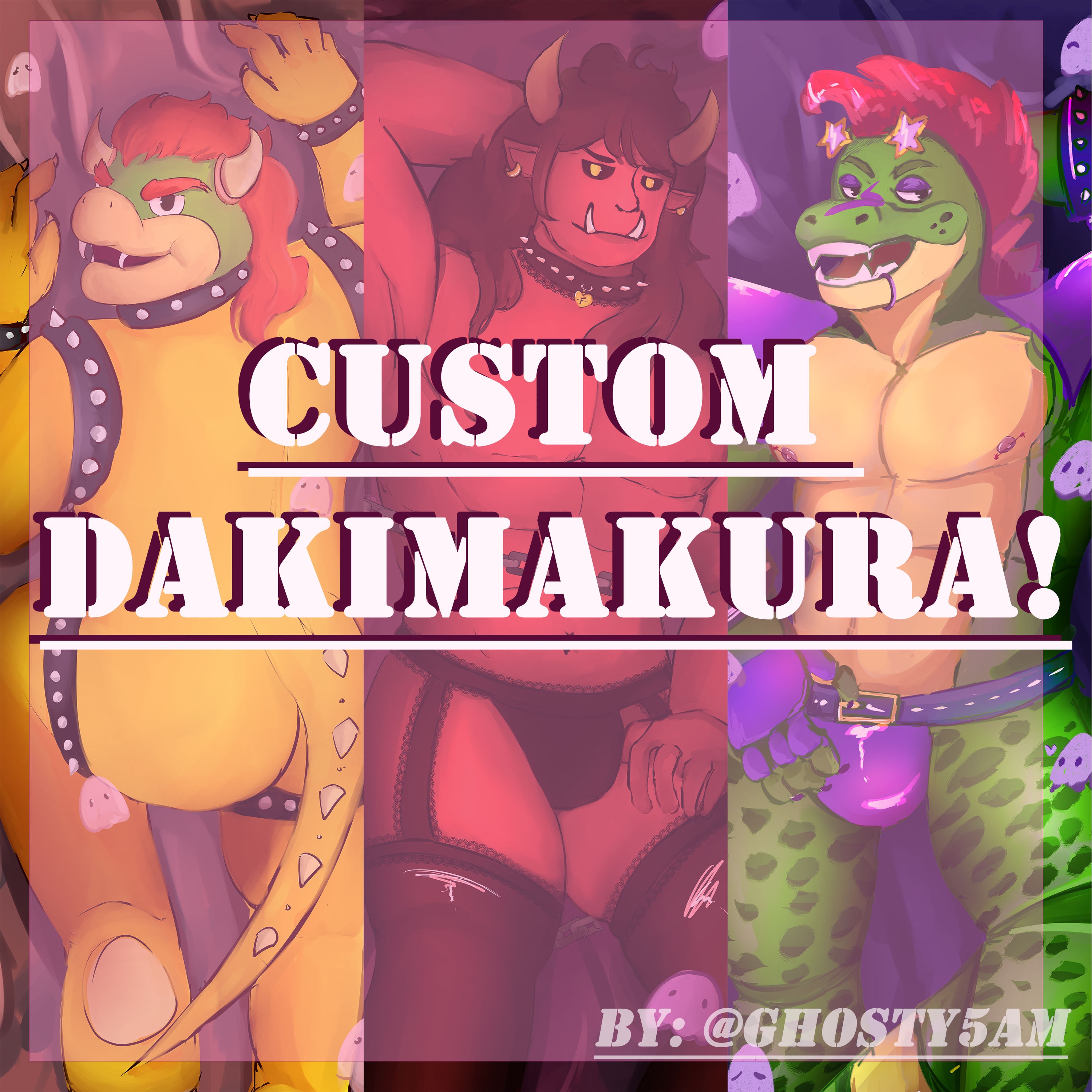 CUSTOM MADE Dakimakura Pillow Case Comission!