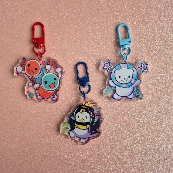 Rhythm Game Charm - Maimai Chunithm Taiko No Tatsujin Keychain - Etsy