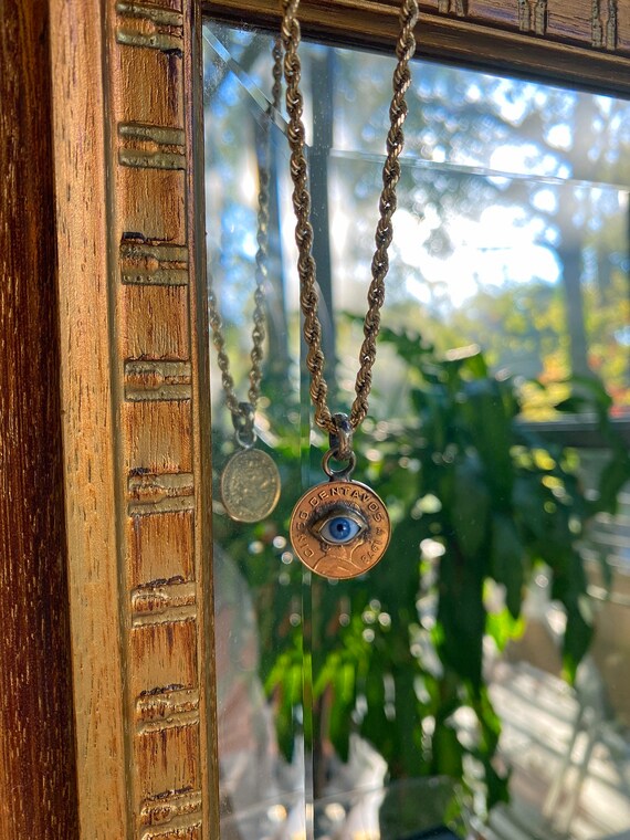 Mexican evil eye necklace online
