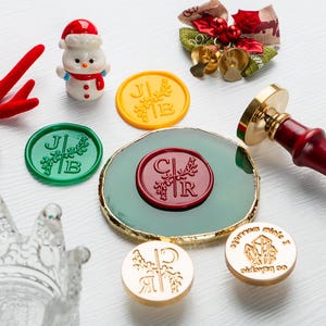 Timbro in ceralacca per regali personalizzati, kit di sigilli in cera fatti a mano, sigillo in ceralacca con logo iniziale personalizzato, timbro in ceralacca per matrimonio, kit di sigilli in ceralacca con iniziale/lettera