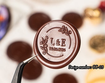 Timbre de chocolat personnalisé, timbres personnalisés, timbres de chocolat de mariage, moule à chocolat avec logo personnalisé, sceau de chocolats, beignets, biscuits