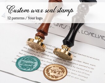 Personalized Logo Wax Seal Stamp,Wedding Wax Stamp,Personalized Wax Seal Stamp For Wedding Invitation,Personalized Gift For Her