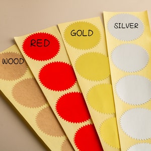 Foliestickers, ronde stickers, zilveren stickers, gouden stickers, embosserstickers, embossertools, uitnodigingsstickers, 45 mm/50 mm, 100 stks/pak