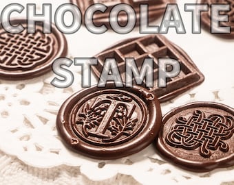 Customized Chocolate Stamp,Personalized Stamps, Wedding Chocolate Stamps,Dessert Collection, Chocolates Seal,Donuts, Cookies, Toffees