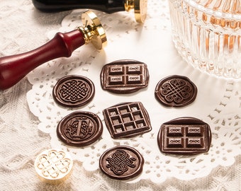 Timbre personnalisé de sceau de chocolat, coutume de chocolat, n’importe quel logo ou travaux de conception ! Timbre de chocolat, moule de chocolat, marque de chocolat, beignets, biscuits