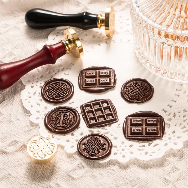 Sello de chocolate personalizado, chocolate personalizado, cualquier logotipo o diseño funciona. Sello de chocolate, molde de chocolate, marca de chocolate, donas, galletas