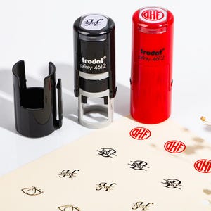 Self Inking Loyalty Card Stamp, Mini Monogram Self-inking Stamp, Custom Self Inking Mini Stamps, Mini Stamps