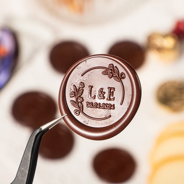 Timbre de chocolat personnalisé, timbres personnalisés, timbres de chocolat de mariage, moule à chocolat avec logo personnalisé, sceau de chocolats, beignets, biscuits