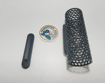 Betta Tube Hive Hide (or XXL) with Magnetic Mount - Moss Ledge and Plants, Aquarium or Terrarium, Perfect Plant Accessory