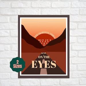 Arabella Lyric Print // Indie Rock Poster // Gallery Wall Art
