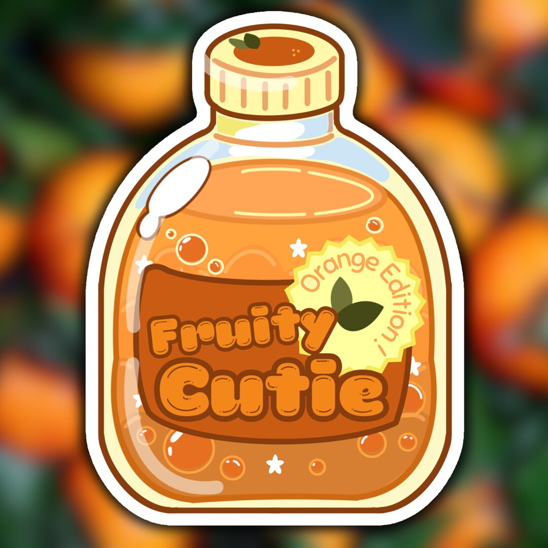 Kawaii Fruit Juice Soda Sticker Cute Milk Carton Art Phone Case or ...