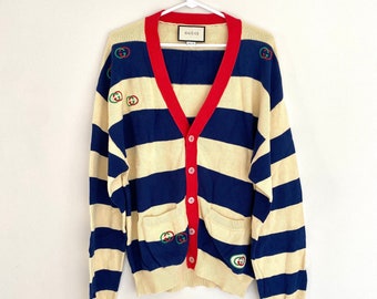 Gucci vintage blue striples longsleeves