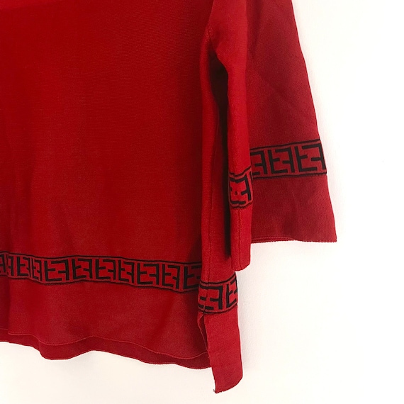 Vintage Fendi red low key shortsleeves tee - image 2