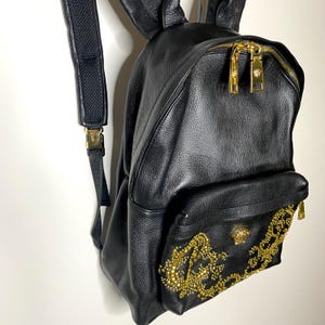 Classic Versace medusa leather backpack image 6