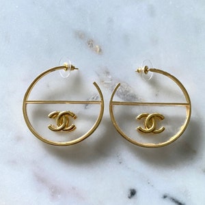 Chanel Hoop Earrings 