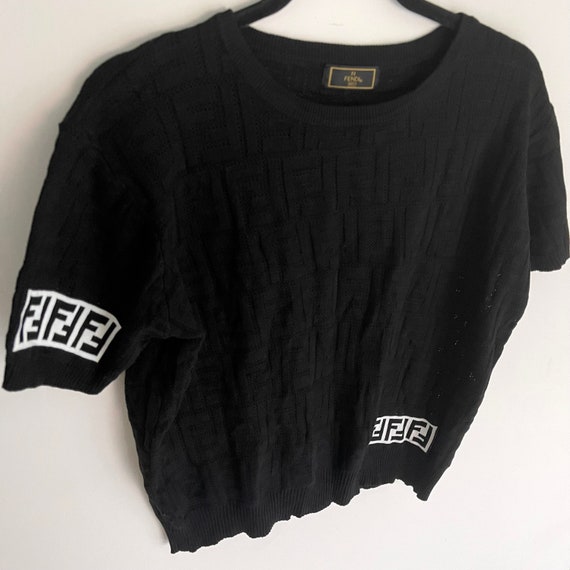 Vintage Fendi logo shortsleeves tee - image 4