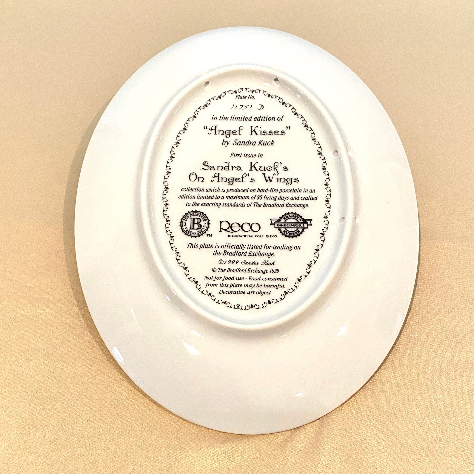 Vintage Reco Fine Bone China Plates angel Kisses Etsy