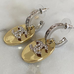 CHANEL CC Crystal Earrings - More Than You Can Imagine