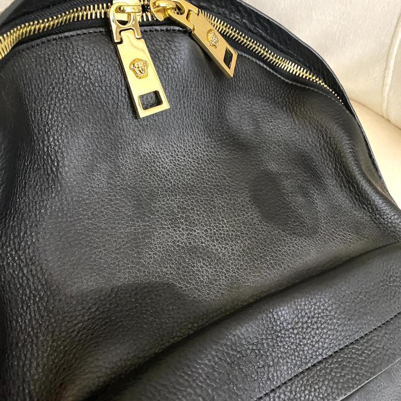 Classic Versace medusa leather backpack image 10