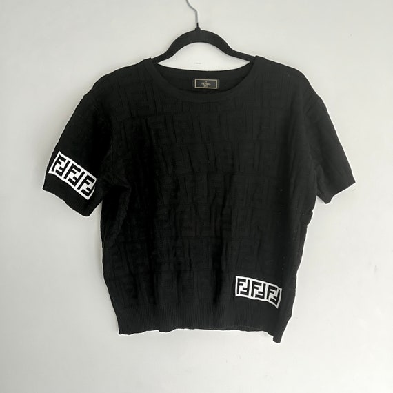 Vintage Fendi logo shortsleeves tee - image 1