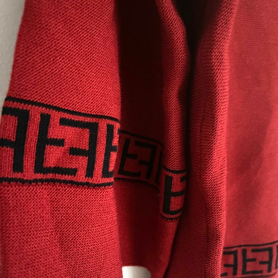 Vintage Fendi red low key shortsleeves tee - image 5