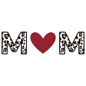 Leopard Mama svg, Leopard Print svg, mama leopard png, mom life svg, mom svg, cheetah mom svg, mommy svg - Printable Cricut Silhouette