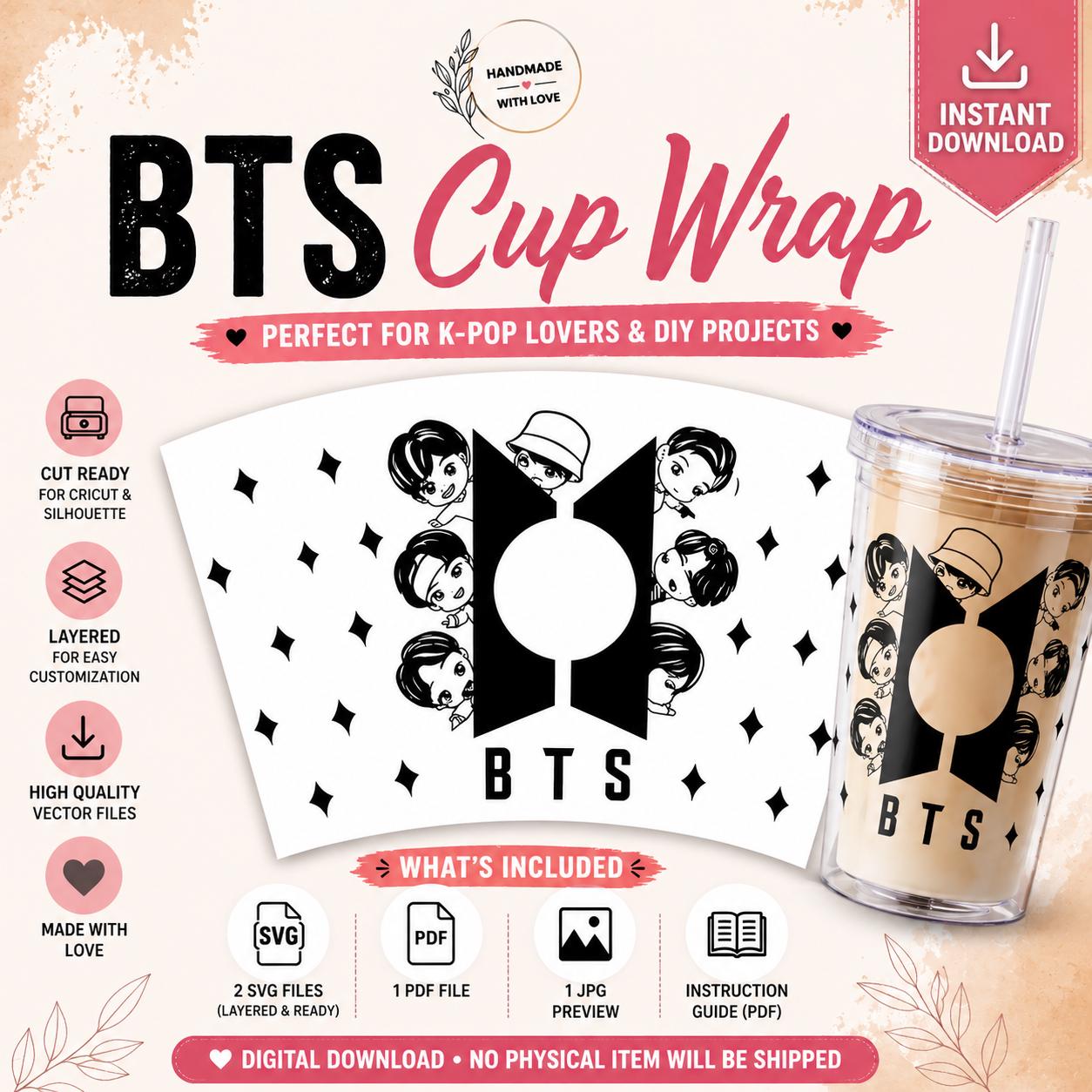 Bts starbucks cup - Etsy 日本