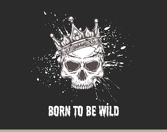 Born To Be Wild Svg Files, To Wild Camicia, Camicia Compleanno Zoo, Scheletro Stampa Tema Selvaggio Svg, Scheletro Selvaggio Svg, Camicia Compleanno Png Svg