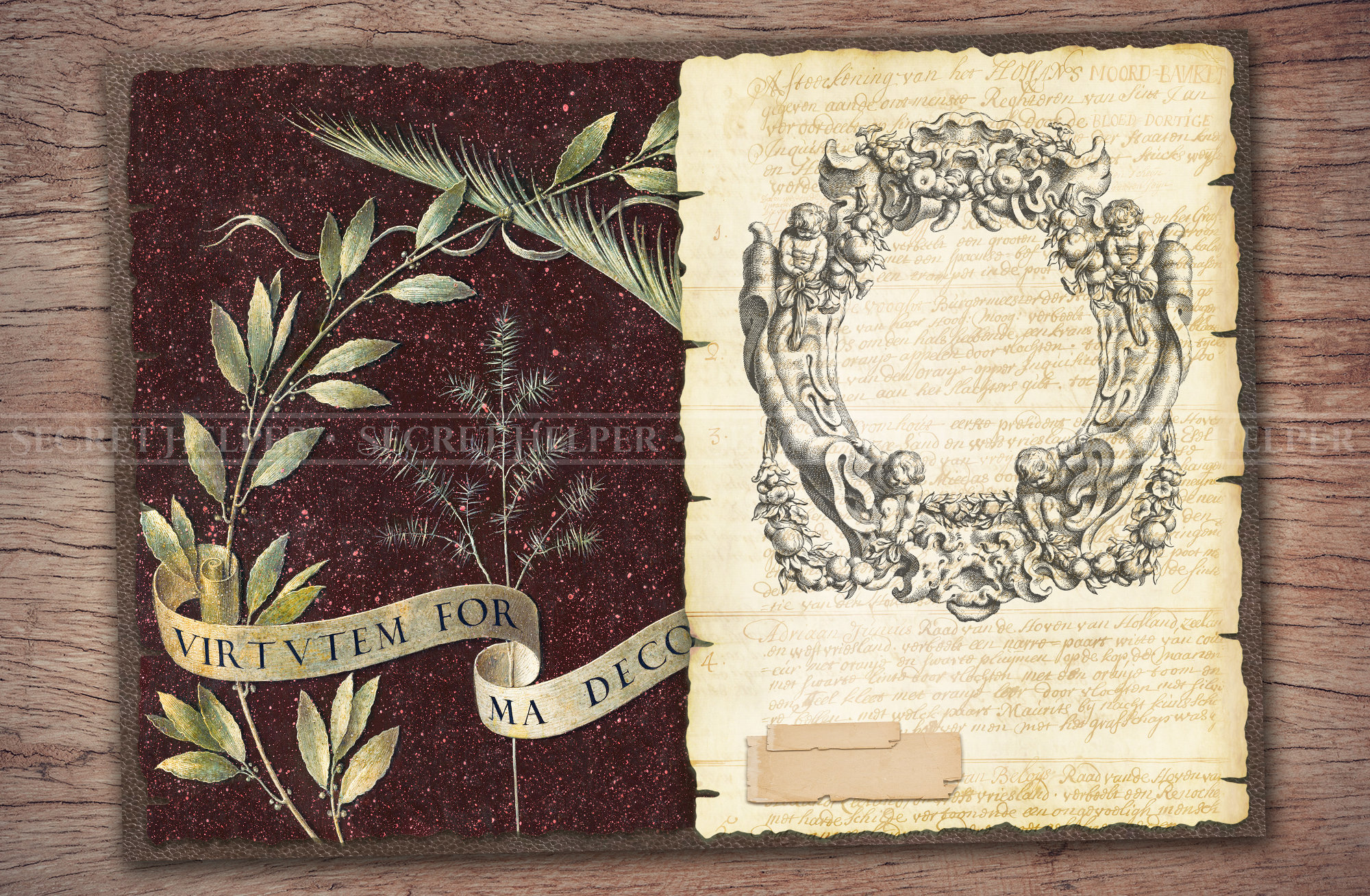Family History Junk Journal Kit printable JPG Pages With Etsy