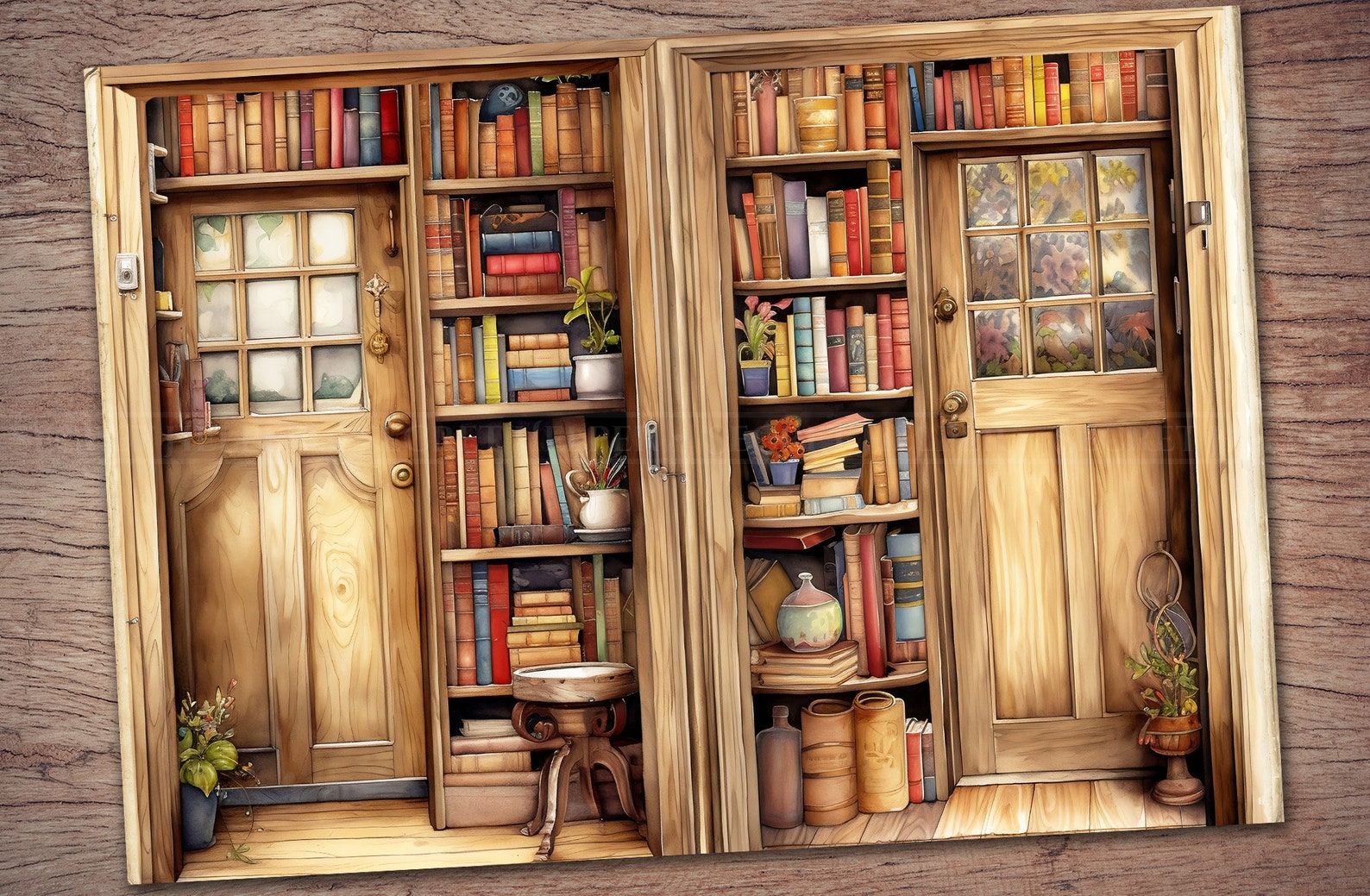 Secret Doors Junk Journal Kit: Printable Ephemera, Inside Pages, Fussy ...