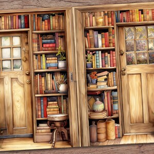 Secret Doors Junk Journal Kit: Printable Ephemera, Inside Pages, Fussy ...