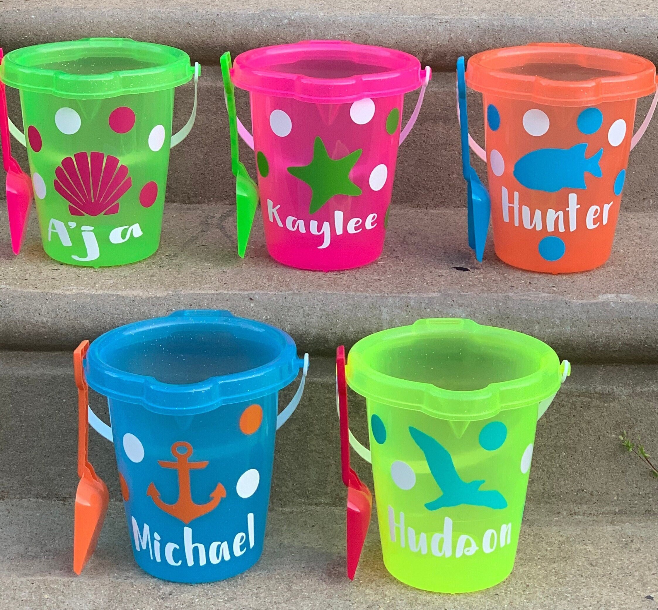 Sand Pail Party Favors