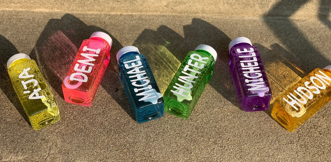 Personalized Bubbles/ Party Favors/ Outdoor Fun/ Personalized Toys