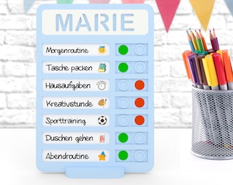 Magnetic Visual Weekly Planner for Kids | Montessori Weekly Planner | Daily Planner & To-Do List | Montessori Visual Board