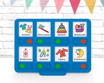 Magnetic weekly planner  for Kids | Montessori | Planner & To-Do List | Visual Board