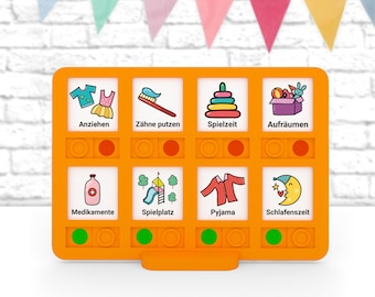 Magnetic daily routine planner  for Kids | Montessori | Planner & To-Do List | Visual Board