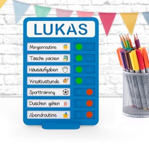 Montessori Wochenplan Kinder: Aufgabenplaner | Routineplaner | Tagesablauf | Schulalltag | Abendroutine | Morgenroutine für Kinder