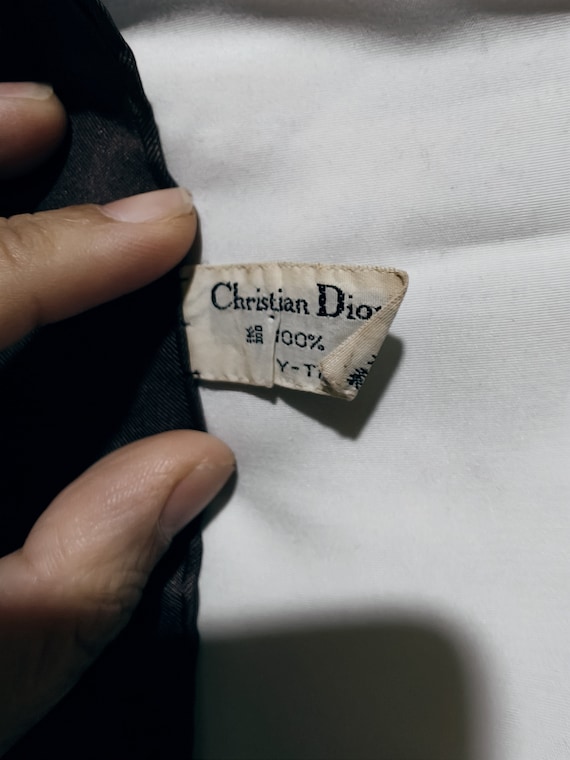 Christian Dior Monogram Brown Scarf - image 3