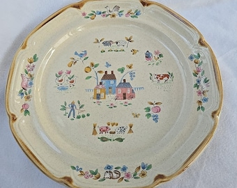 International Tableworks "Heartland" Dinner Plate - 10 7/8" Small Chips On Back