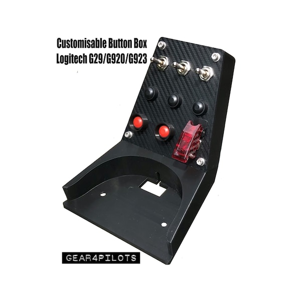 Button Box for Logitech G29/G920/G923 Shifter - Sim Racing Truck