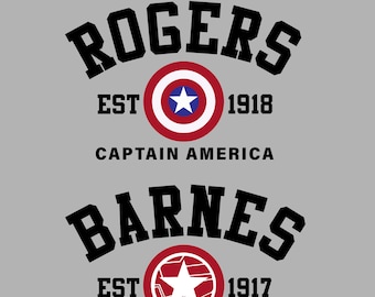 Barnes & Rogers hero logos svg for Cricut/Silhouette, perfect for vacation shirts