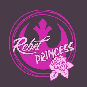 Rebel Princess svg for Cricut/Silhouette, perfect for vacation shirts