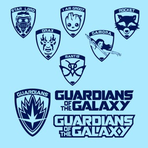 Guardians Logos svg for Cricut/Silhouette, perfect for vacation shirts