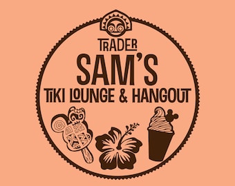 Tiki Hangout svg for Cricut/Silhouette, perfect for Hawaiian vacation shirts