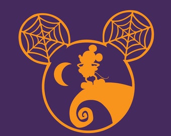 Nightmare Before Mouse Ears Cricut/Silhouette, perfect for vacation shirts, MNSSHP and Oogie Boogie Bash