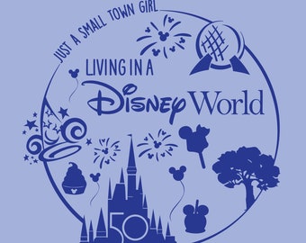 Small Town Girl 50th anniversary svg for Cricut/Silhouette, perfect for vacation shirts