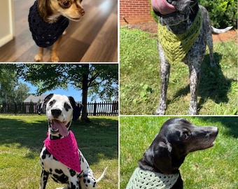 Hondenbandana, gehaakte kleding voor huisdieren, kattensjaal