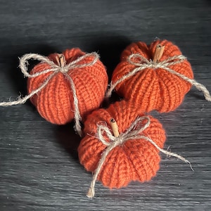 Colorful Pumpkin Decorations, Three Pumpkins, Small Pumpkin Decorations for Fall, Halloween Decorations, Pumpkin Halloween Decor
