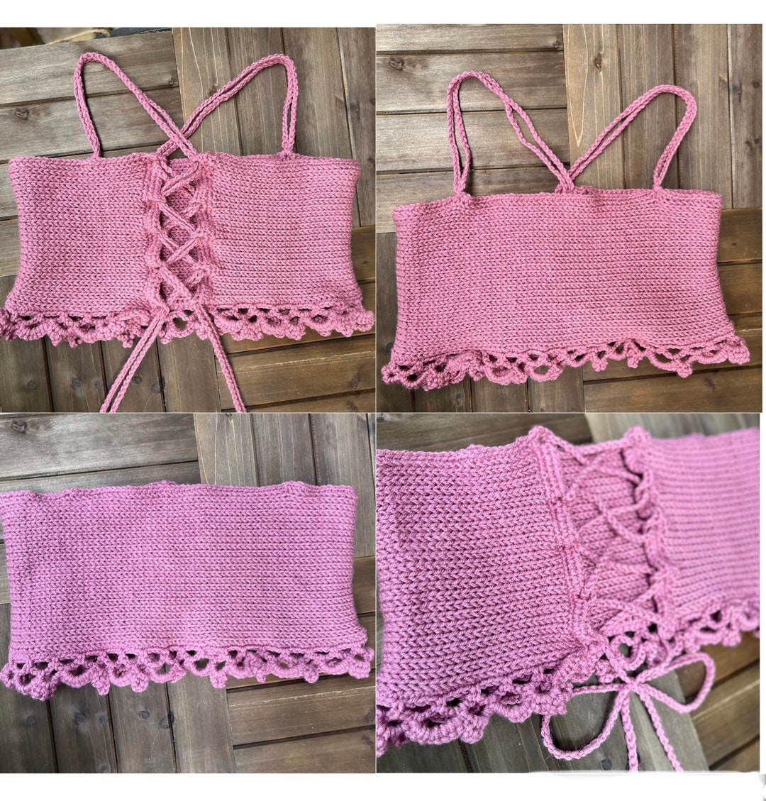 【新品】eaphi HAND CROCHET KNIT BUSTIER HAND CROCHET KNIT BUSTIER【POPUP先行】