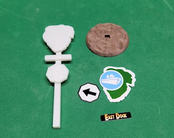 Road Sign By Dino Island Minis.